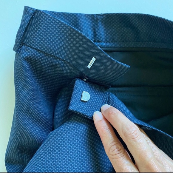 Topman Skinny Fit Navy Wool Blend Pants - Picture 5 of 8